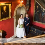 wedding photographer cardiff - elmore court staircase