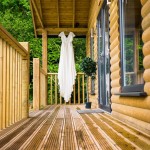 wedding photographer cardiff - canada lodge lake Bridal gown