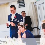 wedding photographer cardiff - oxwich bay hotel speech